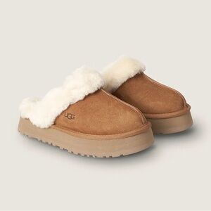 UGG Women's Brown Sheepskin Slippers